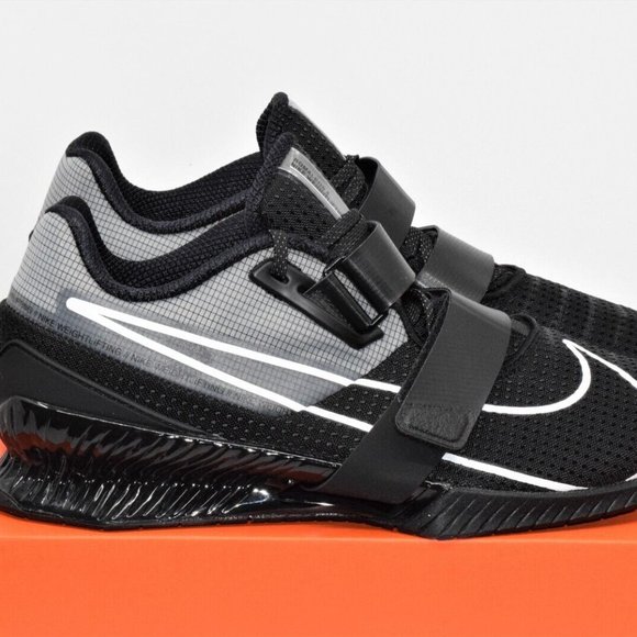 Nike Romaleos 4 Black/White (Men)(CD3463-010) - Picture 1 of 5